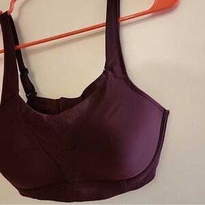 Lululemon Sports Bra Maroon Wine Purple size 36D